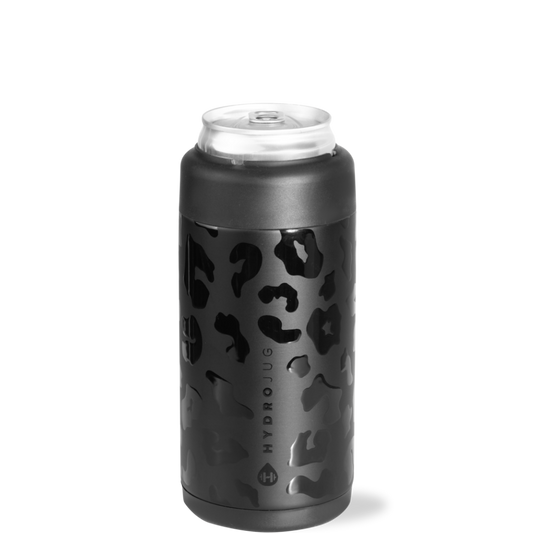 Black Leopard - Can Cooler (Slim)
